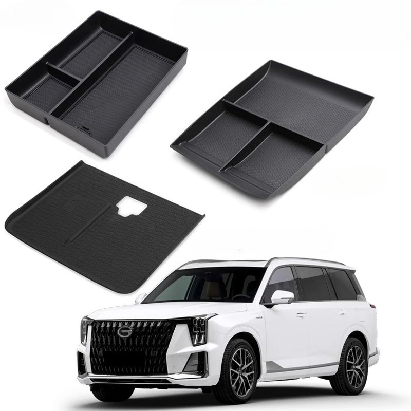 Center console armrest box compartment storage box wireless charging silicone pad For Trumpchi GS8/ES9 2022-2024 Car supplies
