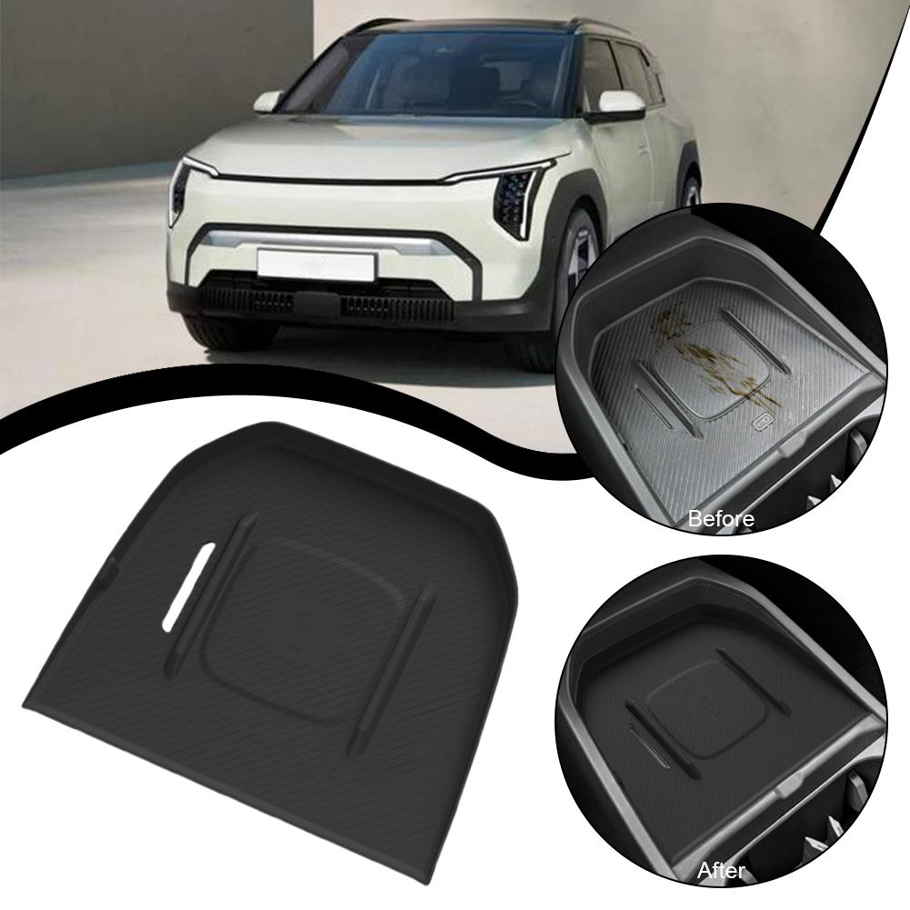 For Kia EV3 2024-2025 Center Console Wireless Charging Mats Scratch-resistant Wear-resistant Anti-Slip Pad Accessories Sili E7E7