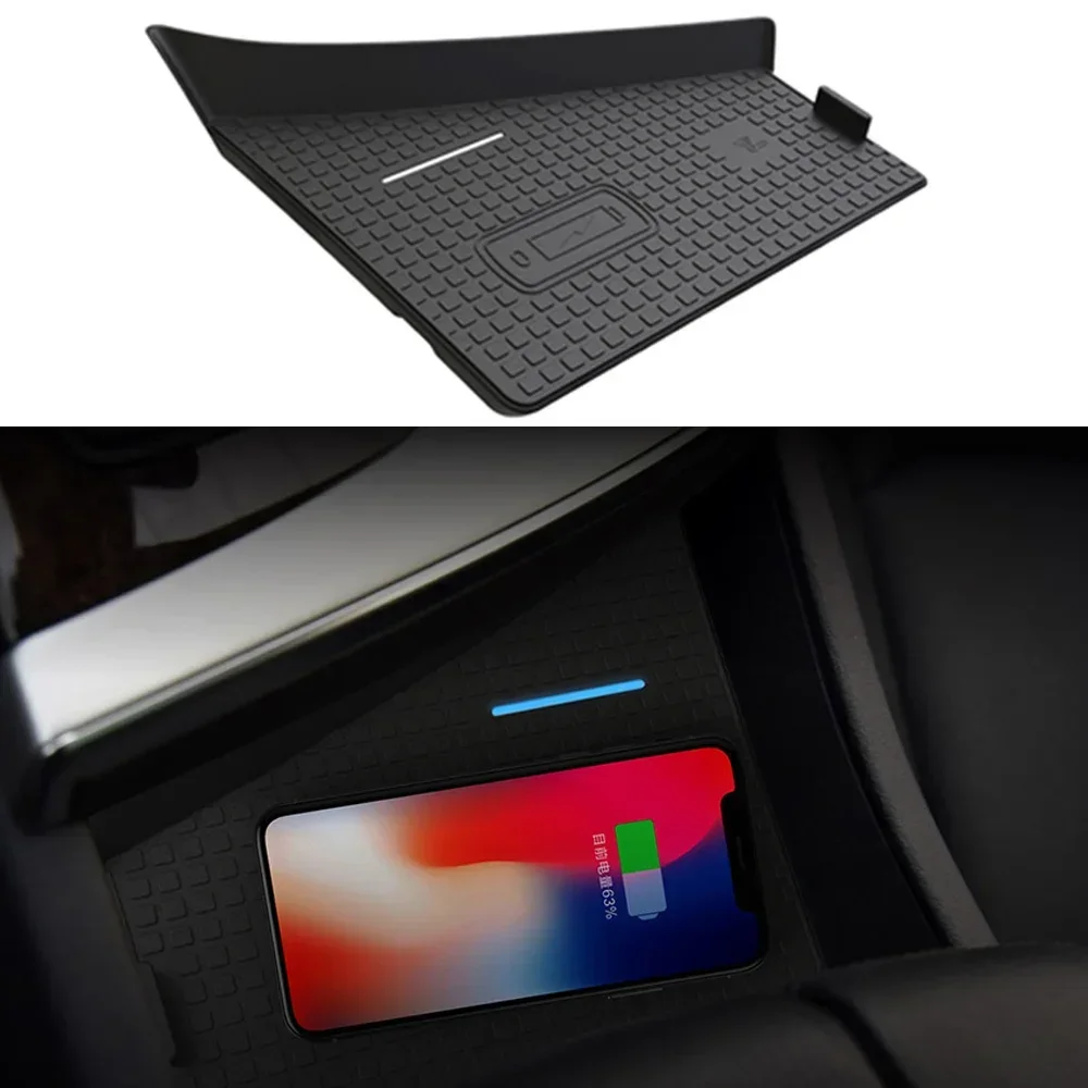 Fast Wireless Charger Pad For 2016 2017 2018 Non-Slip Dashboard Car Holder Stand - Car Charging Mat