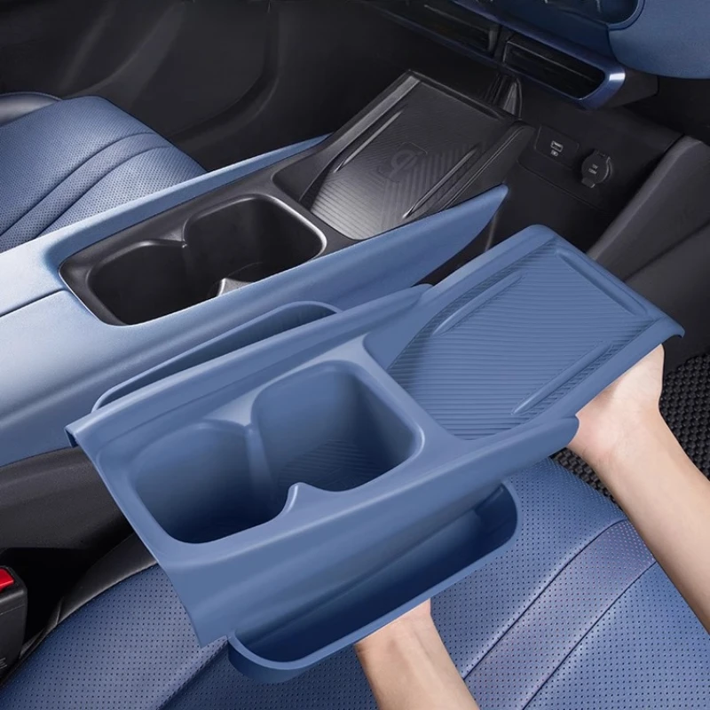 For   BYD Seagull Dolphin Mini Full Cover Silicone Console Mat Set Wireless Charging Pad Protector Cup Holder Inserts