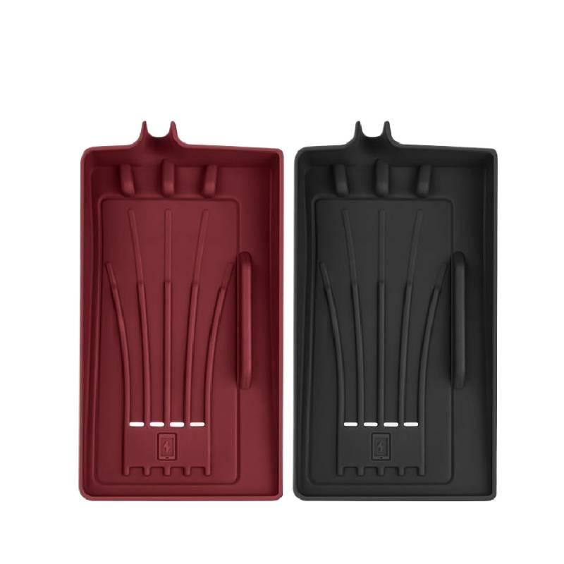 Central Control Phone Wireless Charging Silicone Pad Organizer Accessories For Porsche Cayenne 2024 2025