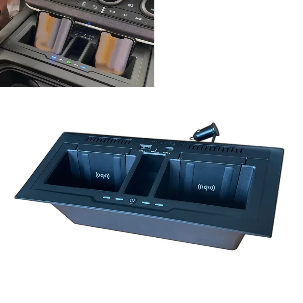 Carhome Protect Your Car and Charge Wirelessly with the Car Wireless Fast Charger Tray Pad For Land Rover For Defender 90 110 20