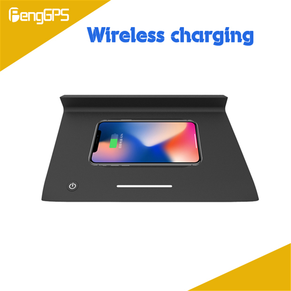 Car Quick Wireless Charger For Volkswagen VW Tiguan 2017 2018 Fast Mobile Phone 10W Hidden Car Dashboard Holder Charging Pad