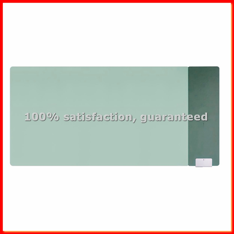 Mouse Pad Pure Colour PU Material Slim Design Wireless Fast Charging Desk Pad Phones Keyboard Pads-A79M