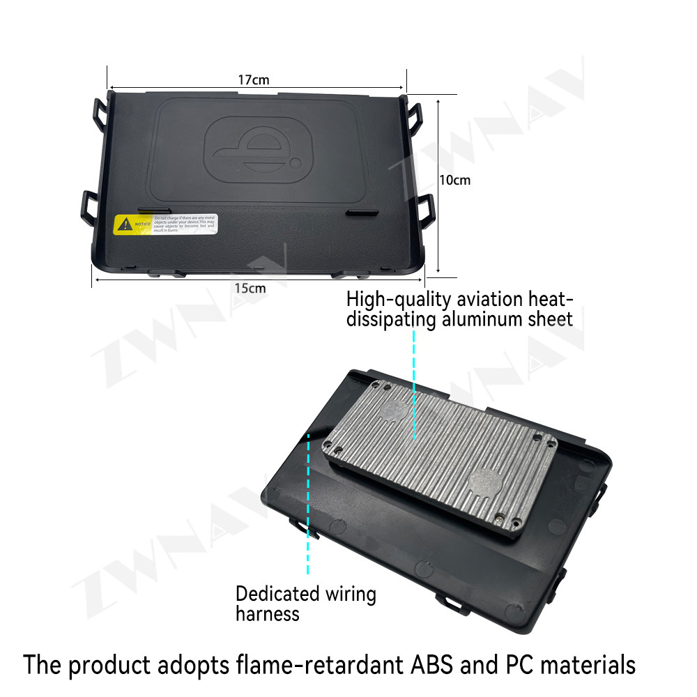For Volkswagen Tiguan 2012-2017 Models Embedded Inserted Center Console Charging Pad Car Smart Upgrade Module wireless charger