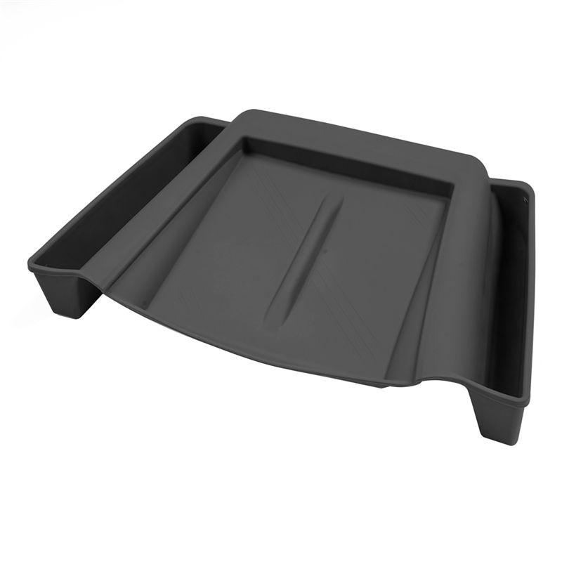 A30F-For Tesla Model 3+ Highland 2024 Center Console Wireless Charging Silicone Pad With Side Storage Bag Anti-Slip Pad Tray