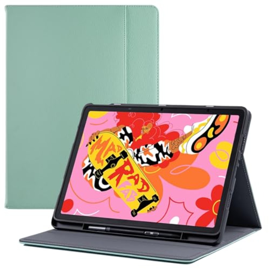 Case for XPPen Magic Drawing Pad 12.2" Standalone Drawing Tabletwith Pen Holder and Pocket Multiple Angles Viewing Stand PU Lea