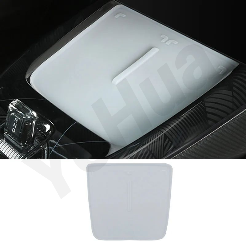 For Byd Seal EV 2023 Silicone Wireless Charging Pad Non-Slip Mat Dust-Proof Charger Protect Cover Mat Car Interior Accessories