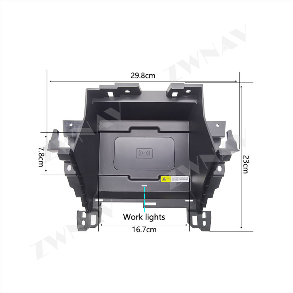 For Renault Megane 5 2015-2018 Models Embedded Inserted Center Console Charging Pad Car Smart Upgrade Module wireless charger