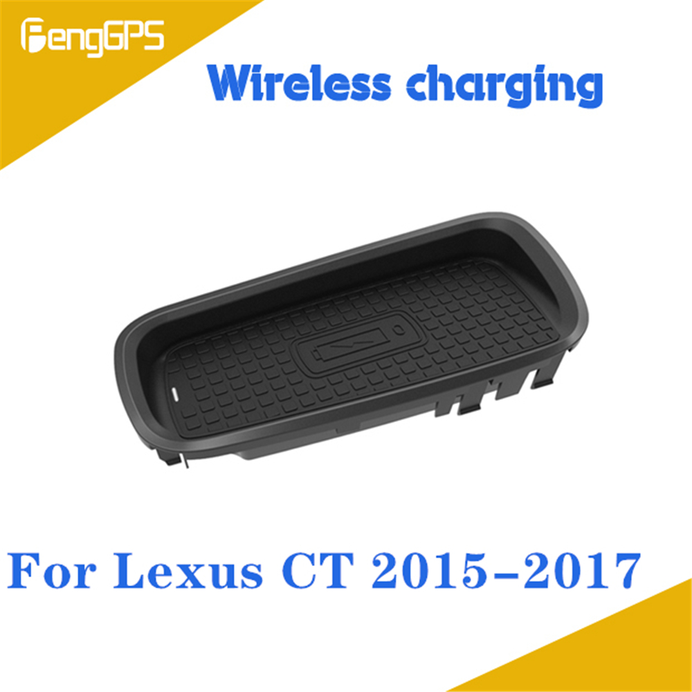 Quick Wireless Charger For Lexus CT 200 CT200 2015 2016 2017 Fast Mobile Phone 10W Hidden Car Dashboard Holder Charging Pad
